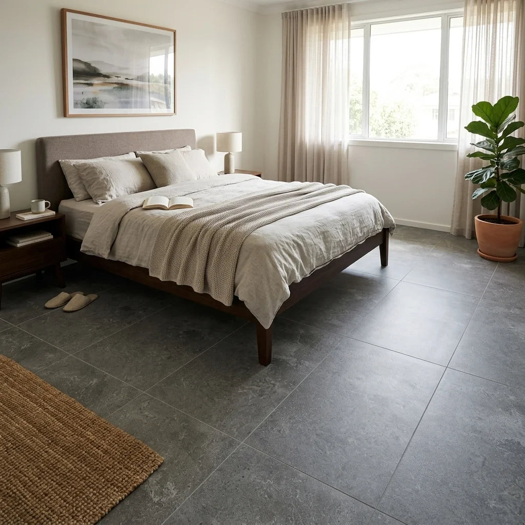 BHCV137 Sea Dark Grey 600 X 1200MM Matt — bedroom
