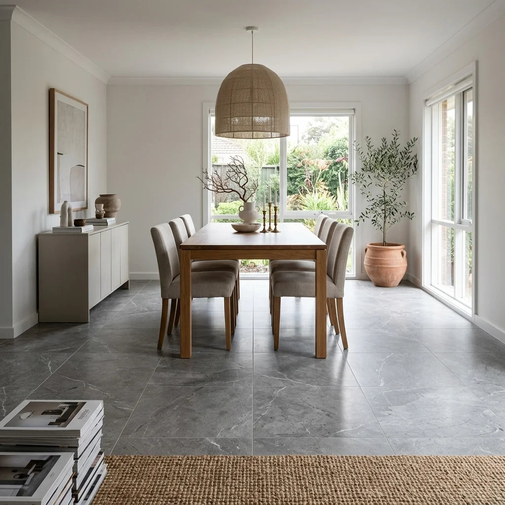BHCV147 MYSTERY GREY 600X600 POLISHED — dining room