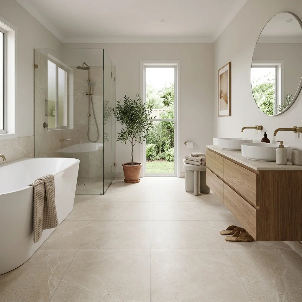 BHCV28 EASY SAND 600X600 LAPPATO — ensuite bathroom