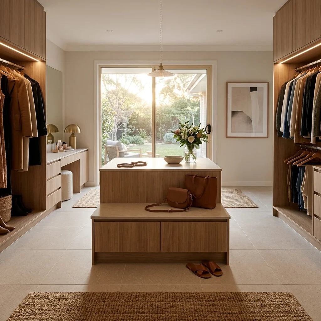 BHCV86 SPARKLE BEIGE 600X600 MATT — walk-in robe