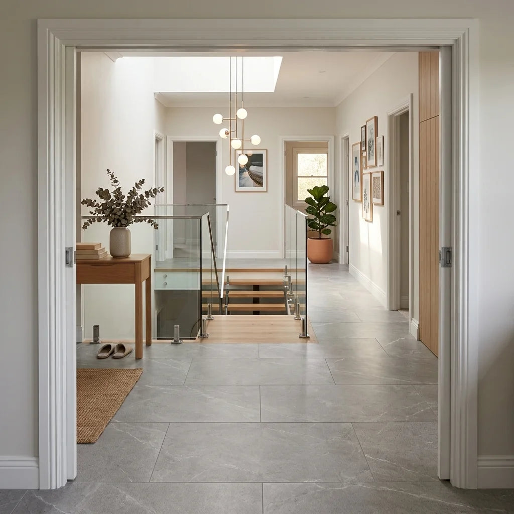 BHCV9 EASY CINDER 1200X600 LAPPATO — stair landing