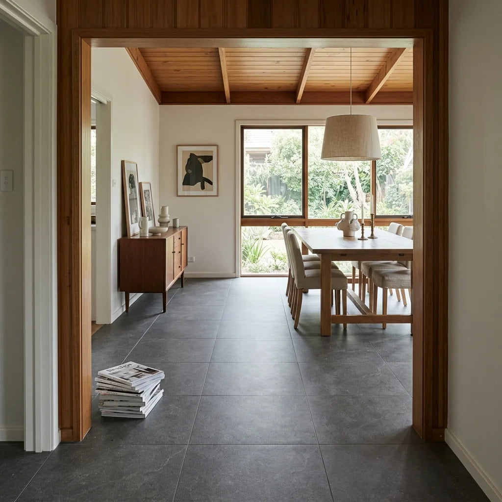 BHCV94 BERLINE SMOKE 600X600 LAPPATO — dining room