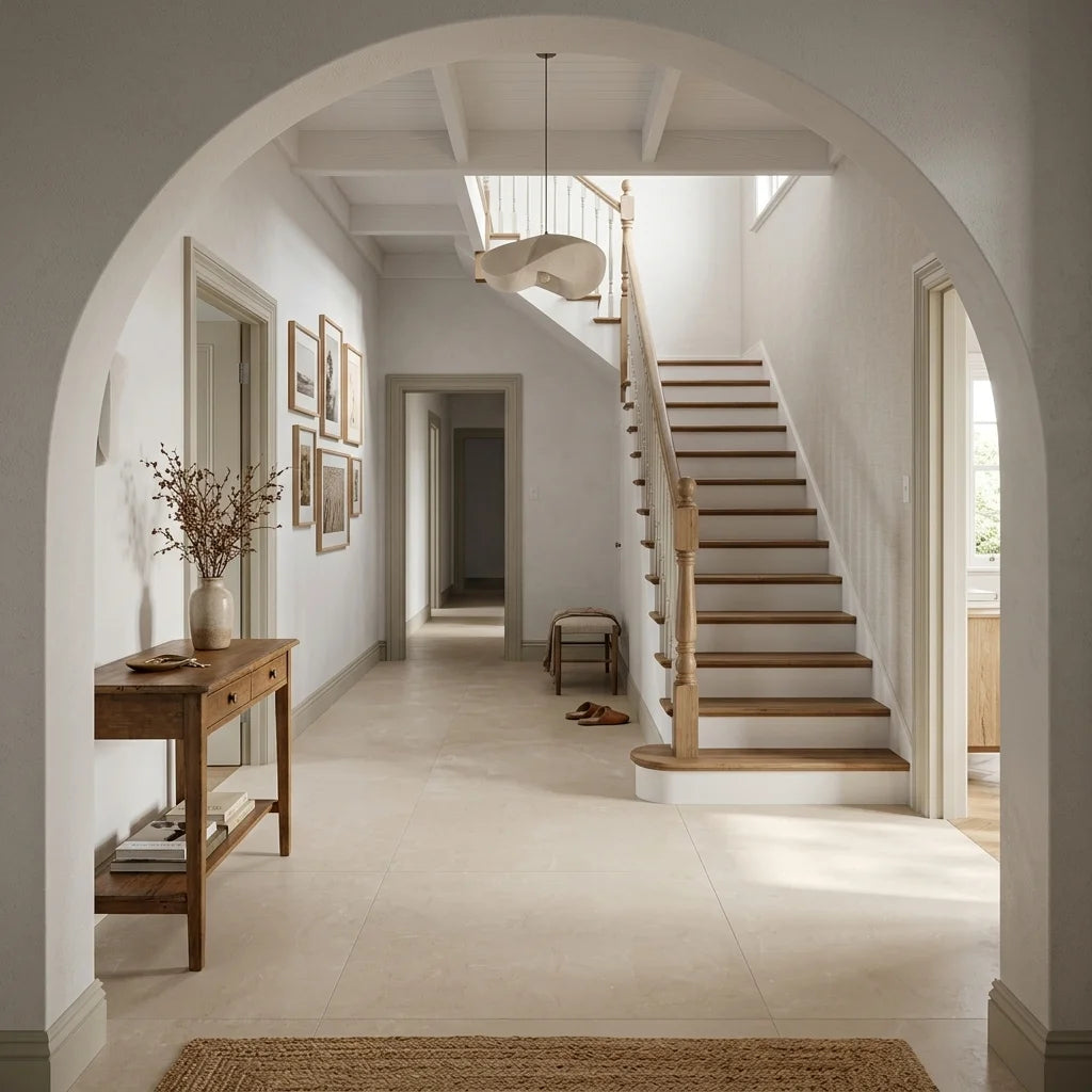 BHCV95 NINA BEIGE 1200X600 LAPATTO — stair landing