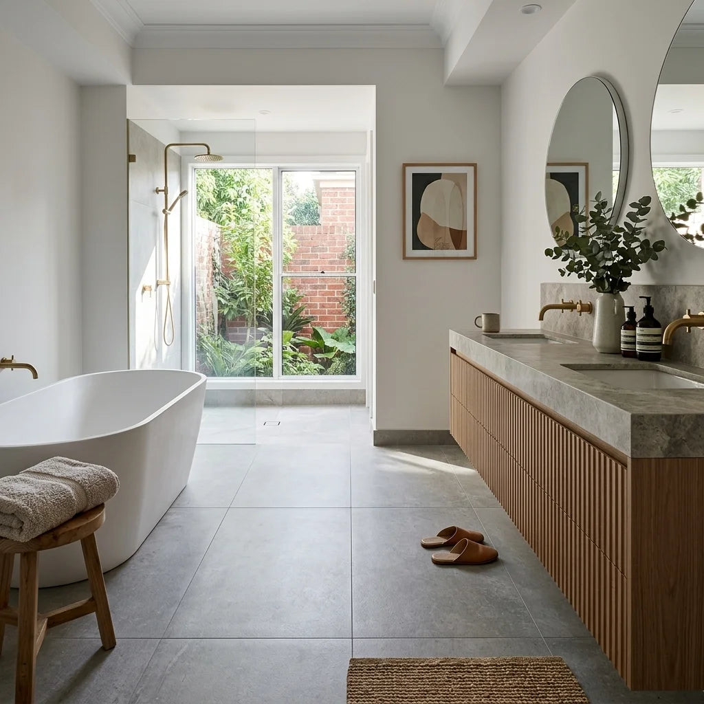 BHCV96 NINA GREY 1200X600 LAPATTO — ensuite bathroom