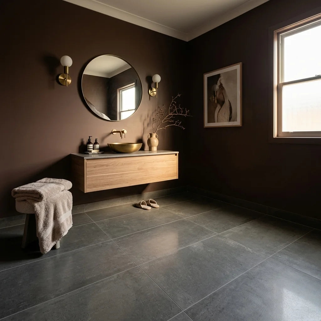 BHCV98 NINA DARK GREY 1200X600 LAPPATO — powder room