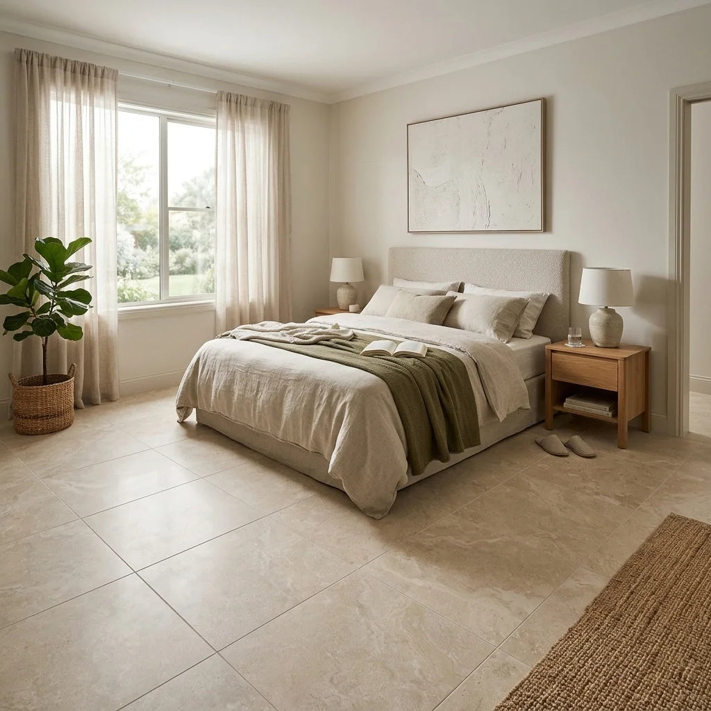 BHF302 ALPINE BEIGE 600X600 MATT — bedroom