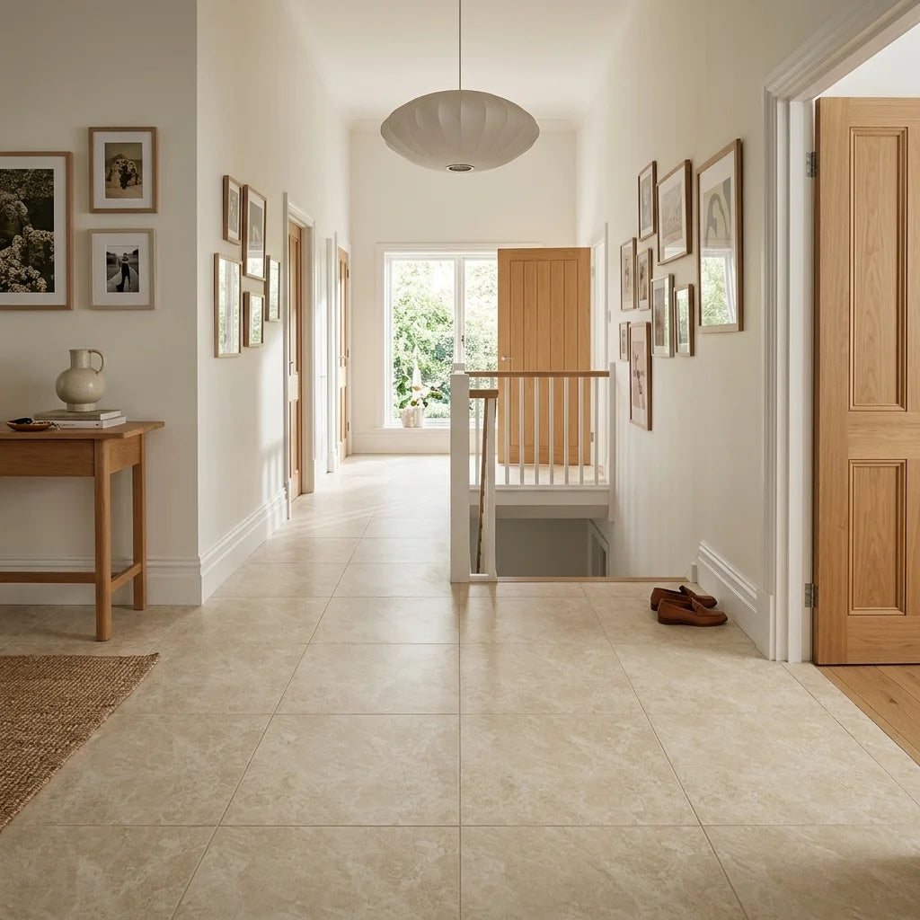 BHF307 TUNDRA STONE NATURAL MATT 600X600 — stair landing