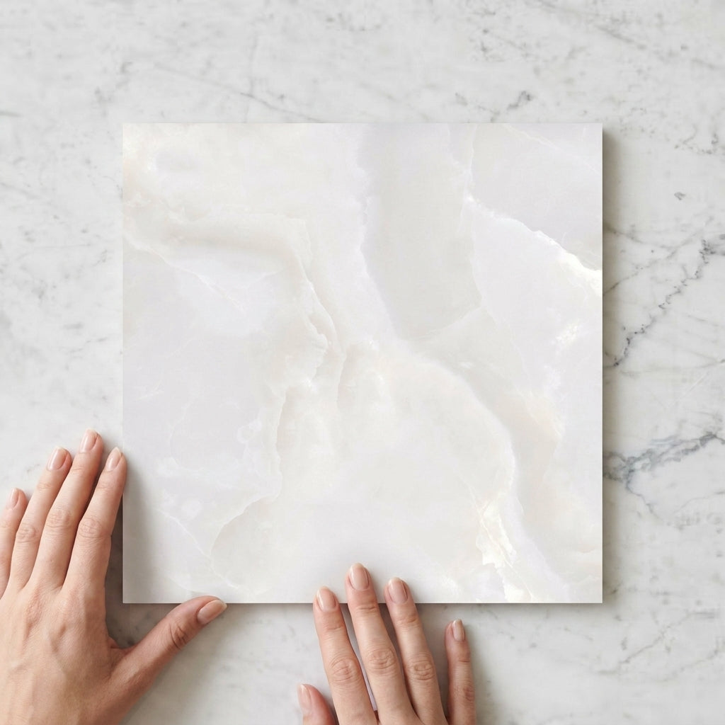 BHF309 ONYX WHITE 600X600 SATIN