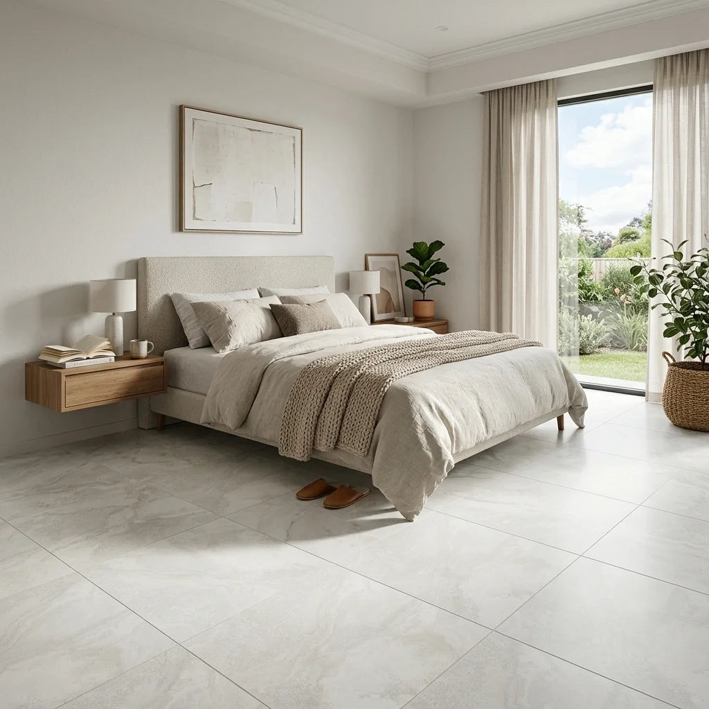 BHF313 GLACIER WHITE LAPATTO 600X600 — bedroom