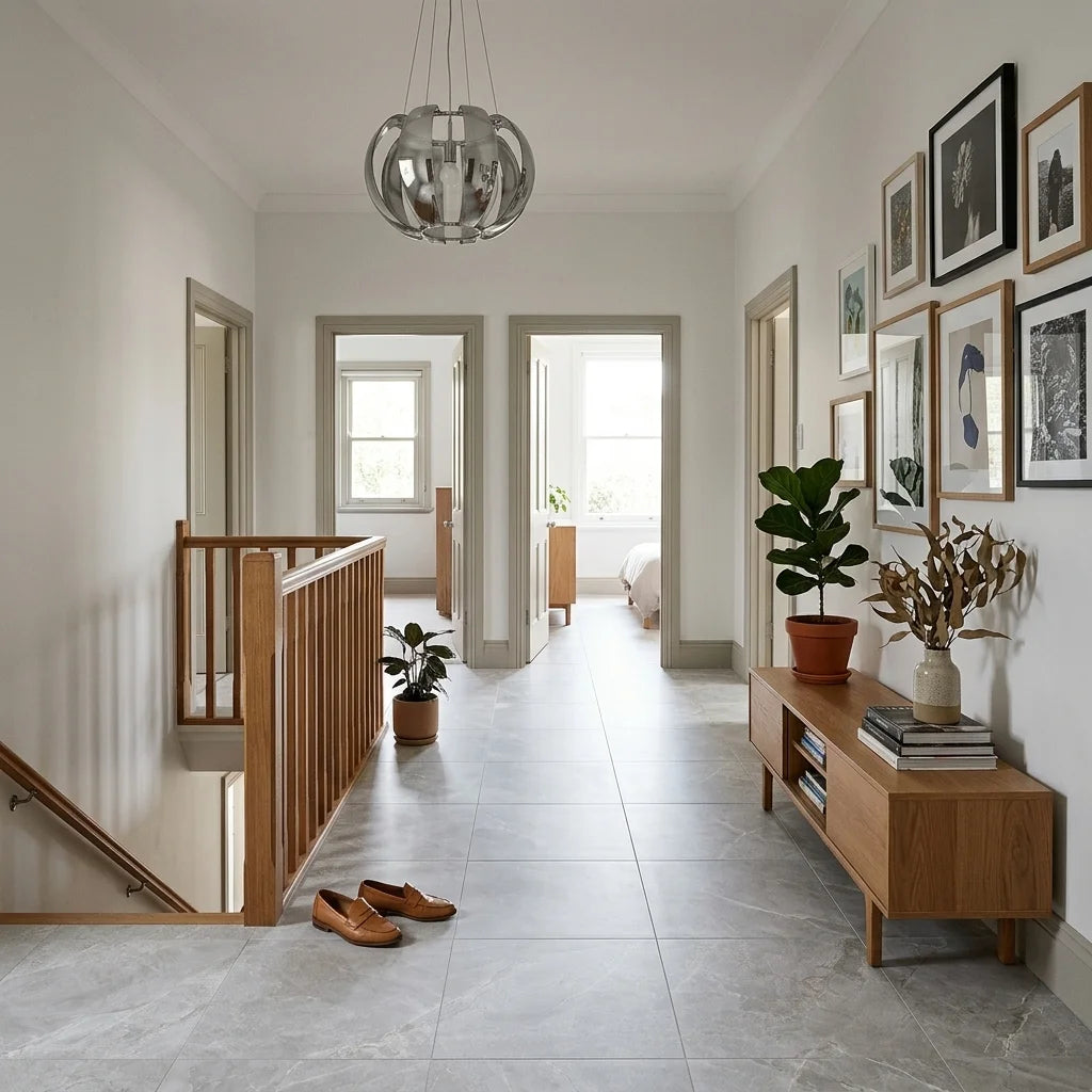 BHF319 IMPERIAL STONE MEDIUM MATT 600X600 — stair landing