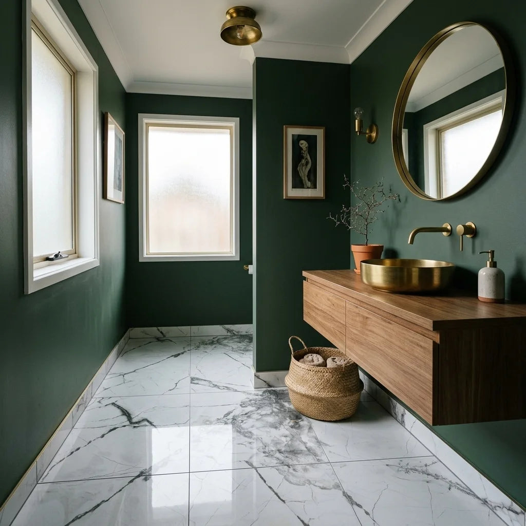 BN7037 PIETRA NOIR GLOSS 600X1200 — powder room
