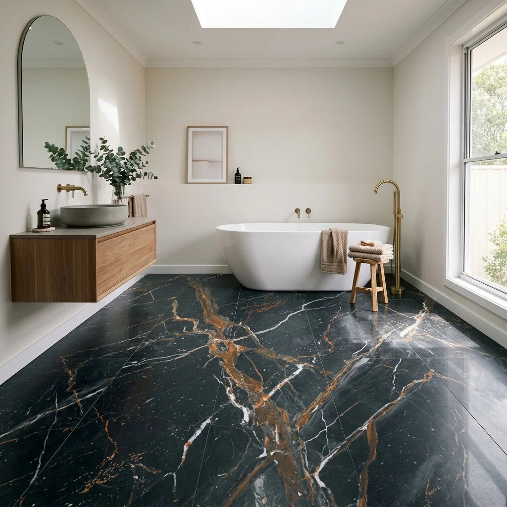 BT1129 EBONY BOLZANO 1200X600 POLISHED — main bathroom