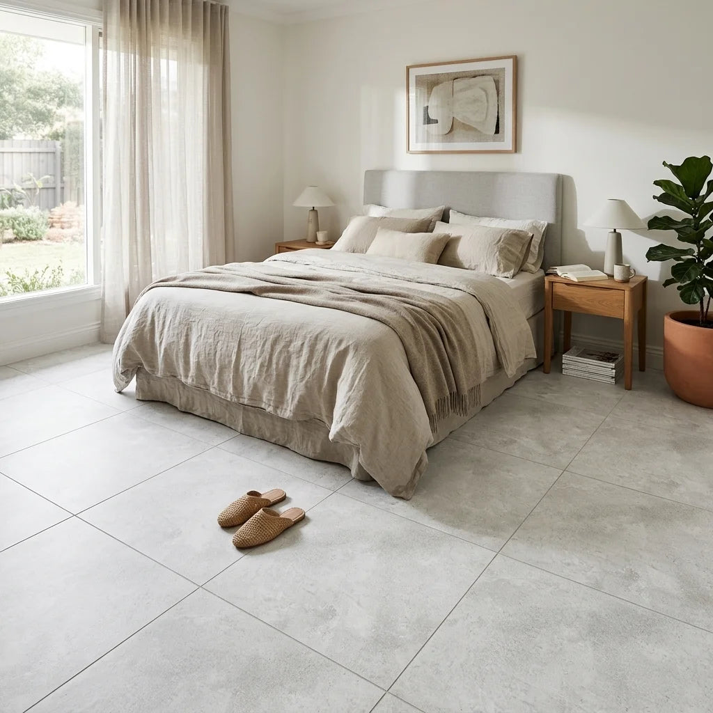 BT1142 SEA WHITE 600X600 MATT — bedroom