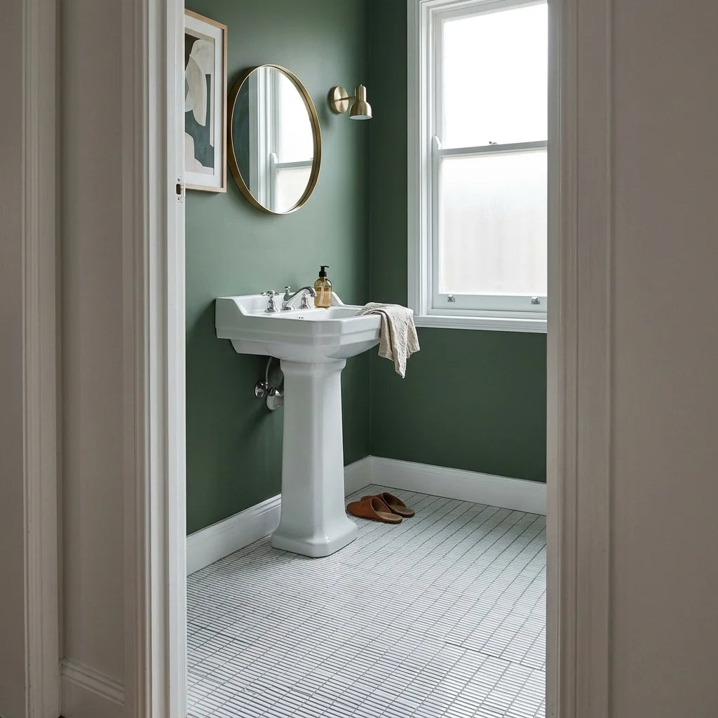 BT1154 KITKAT WHITE 300X305 POLISHED — powder room