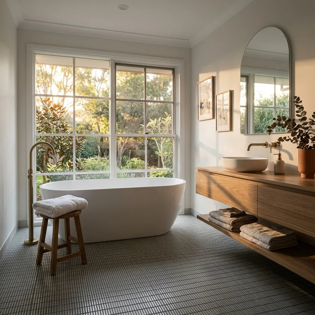 BT1156 KITKAT GREY 300X305 POLISHED — main bathroom