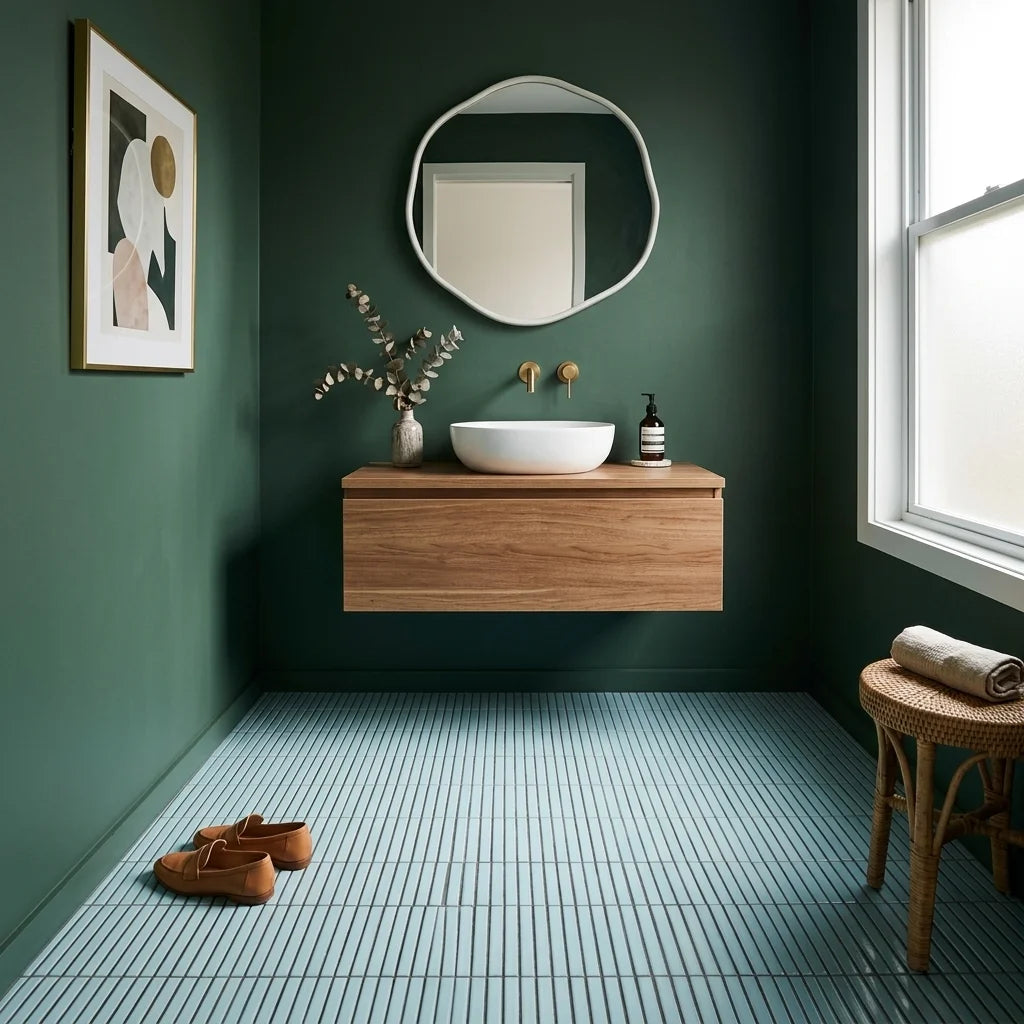 BT1158 KITKAT BLUE 300X305 POLISHED — powder room