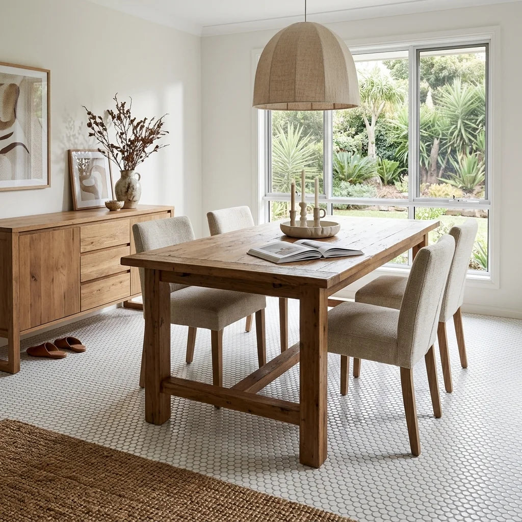 BT1160 ANTIQUE BEIGE DOTS 285*307 — dining room