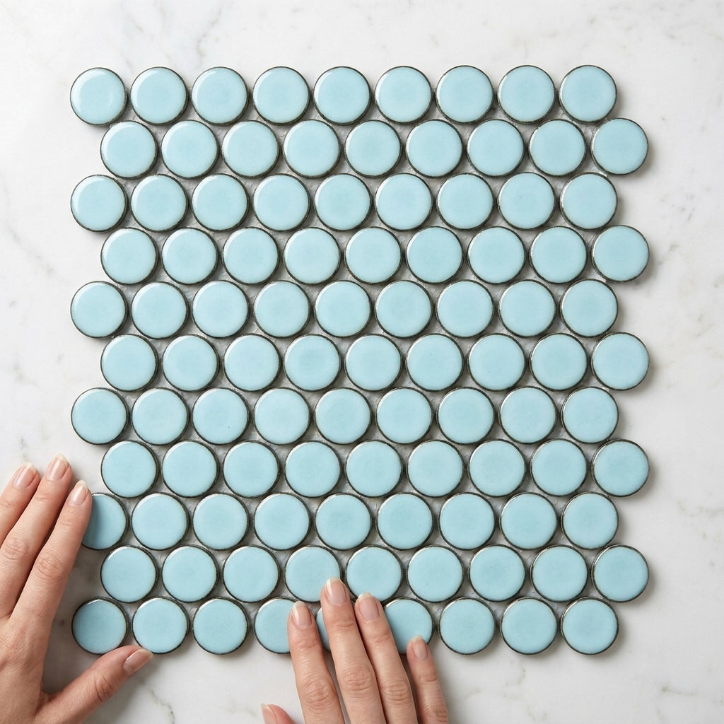 BT1161 ANTIQUE BLUE DOTS	285*307	POLISHED