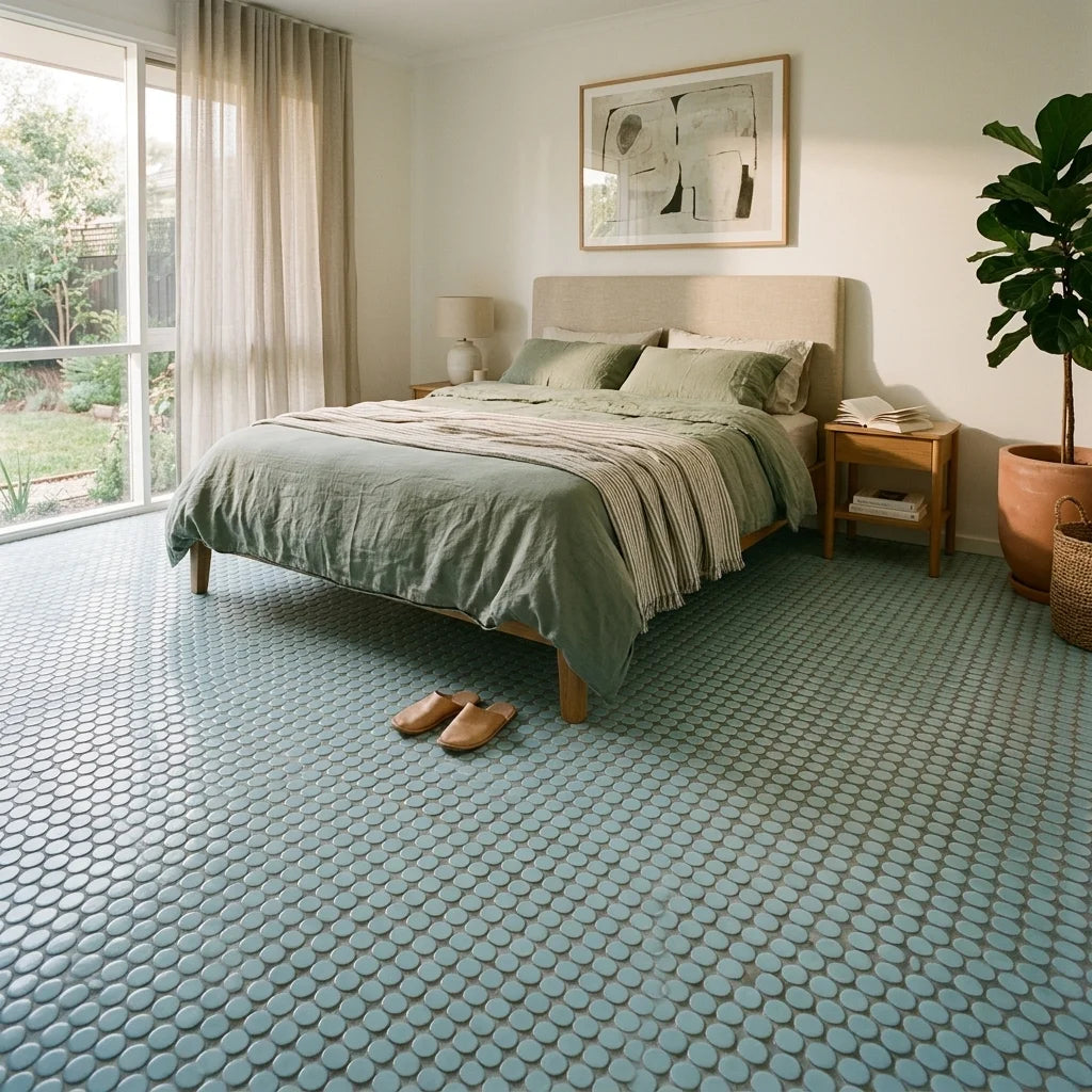 BT1161 ANTIQUE BLUE DOTS 285*307 POLISHED — bedroom