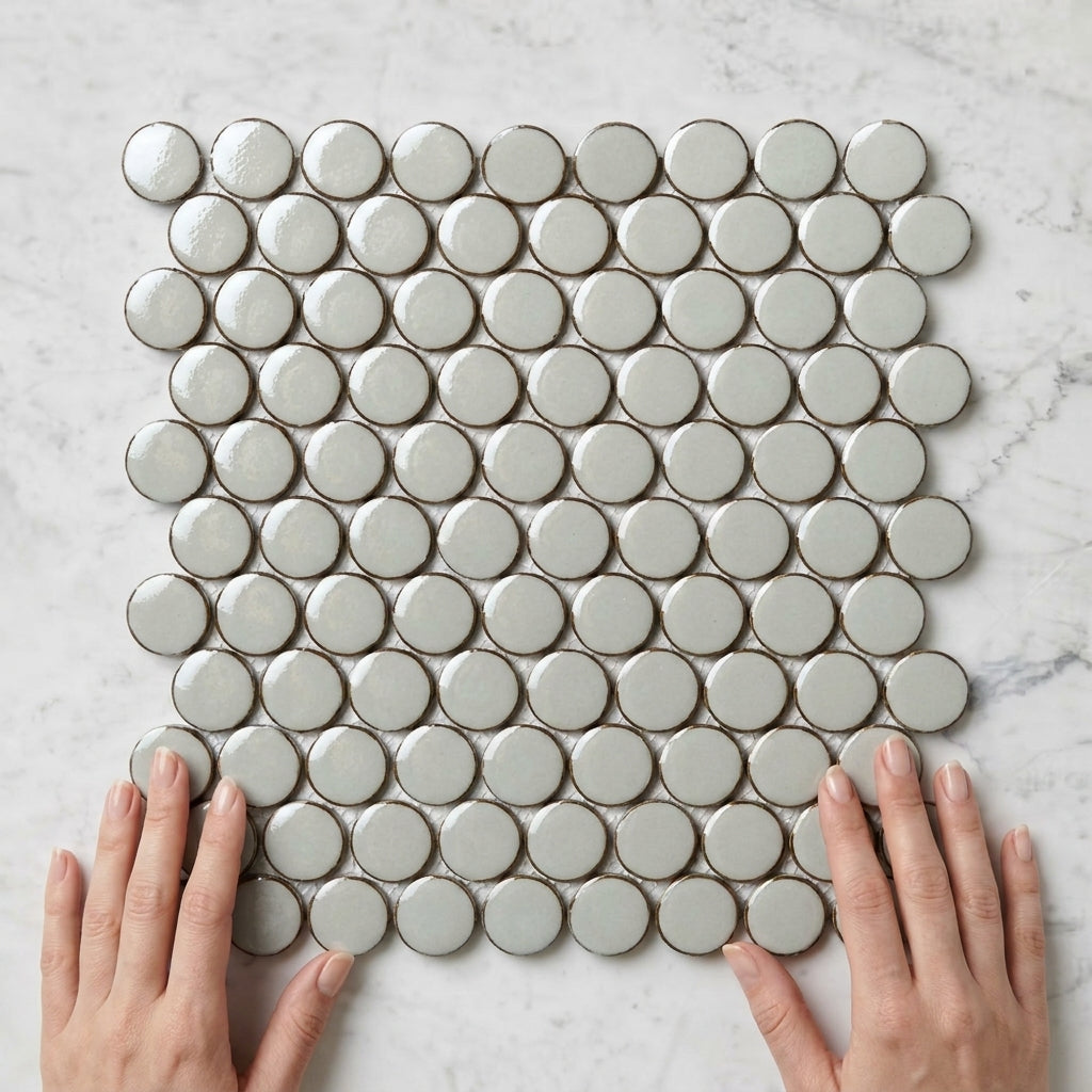 BT1162 ANTIQUE GREY DOTS	285*307 POLISHED