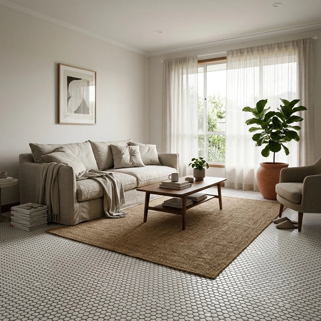 BT1163 ANTIQUE WHITE DOTS 285*307 POLISHED — living room