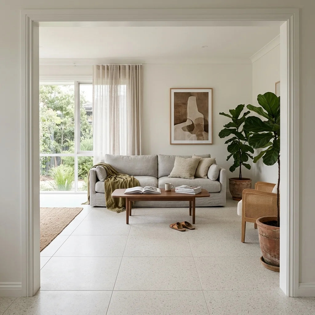 BT1164 SAPPHIRE WHITE 600X600 MATT — living room