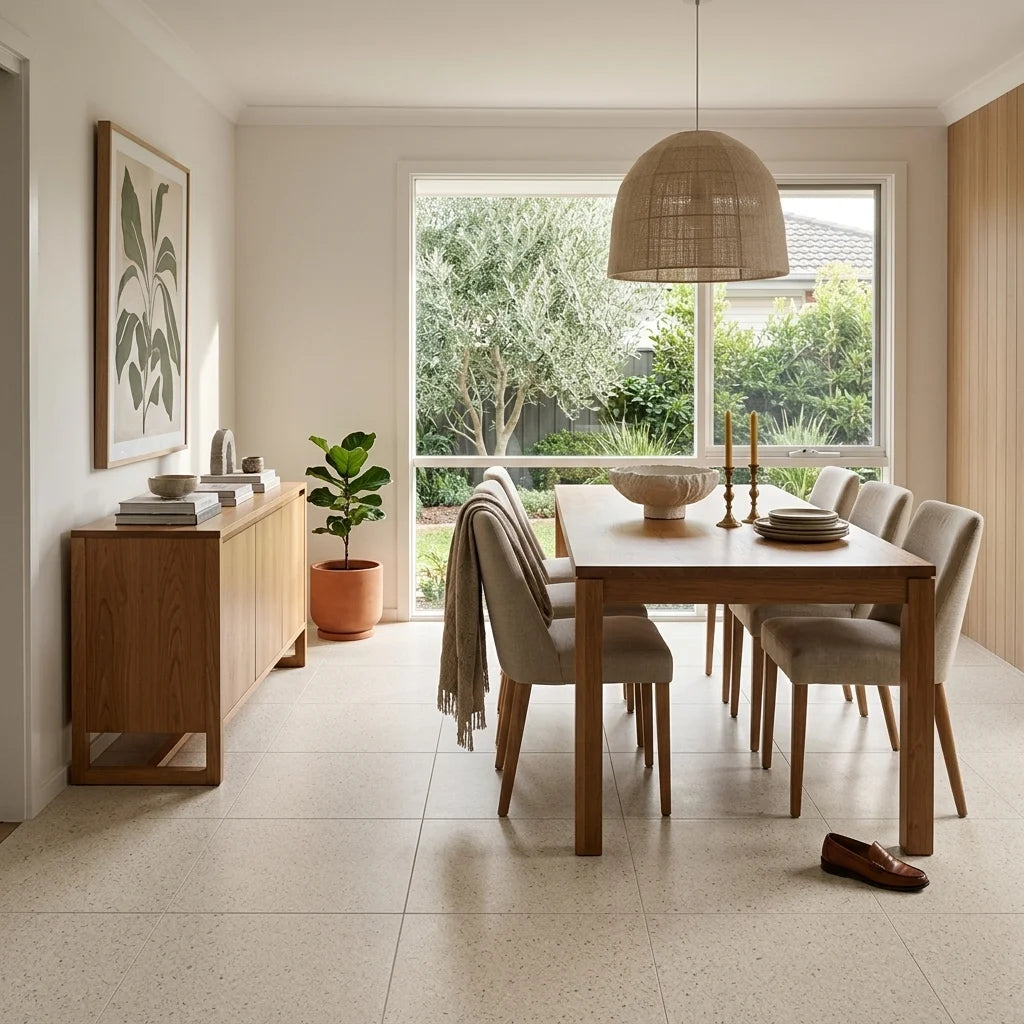 BT1166 SAPPHIRE BEIGE 600X600 MATT — dining room