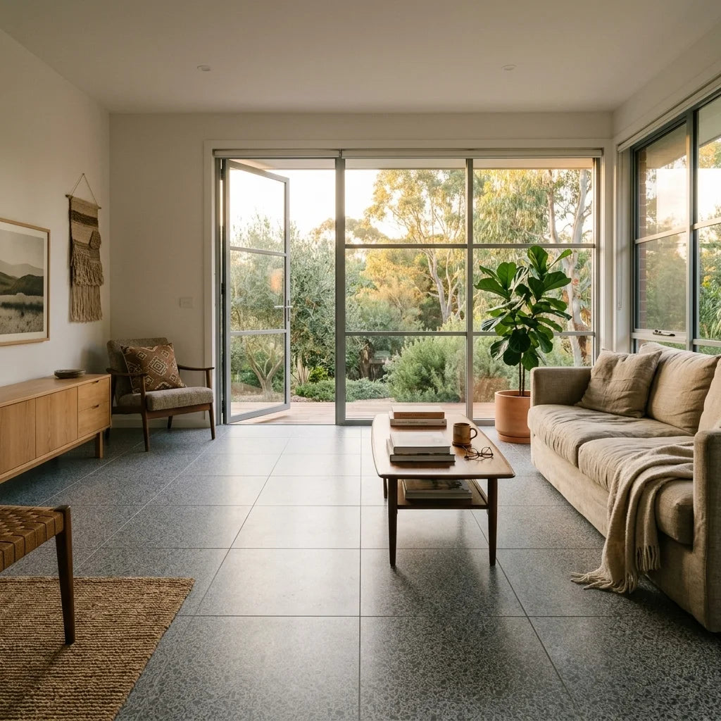 BT1167 SAPPHIRE D GREY 600X600 MATT — living room