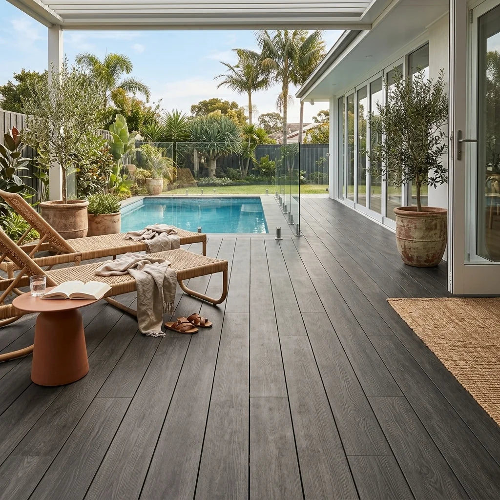 BT1168 RUSTIK BEIGE 1200X200 MATT — poolside terrace