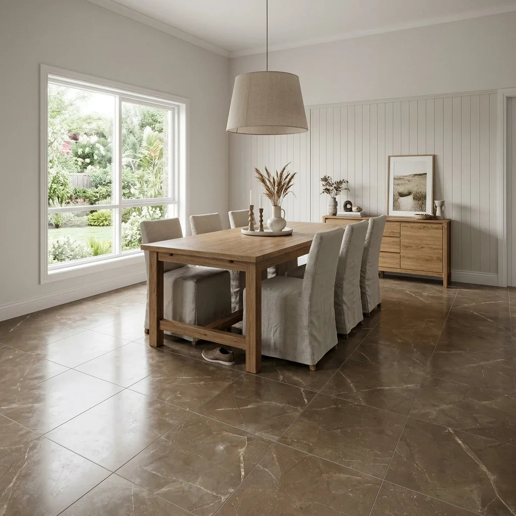 BT1183 ARMANI BRONZE 300X600 POLISHED — dining room