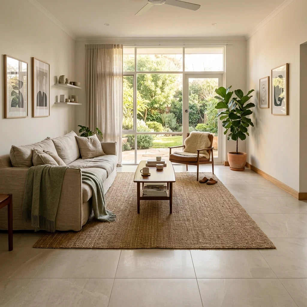 BT155 TIARA CREAM POLSIHED 6X6 POLISHED — living room