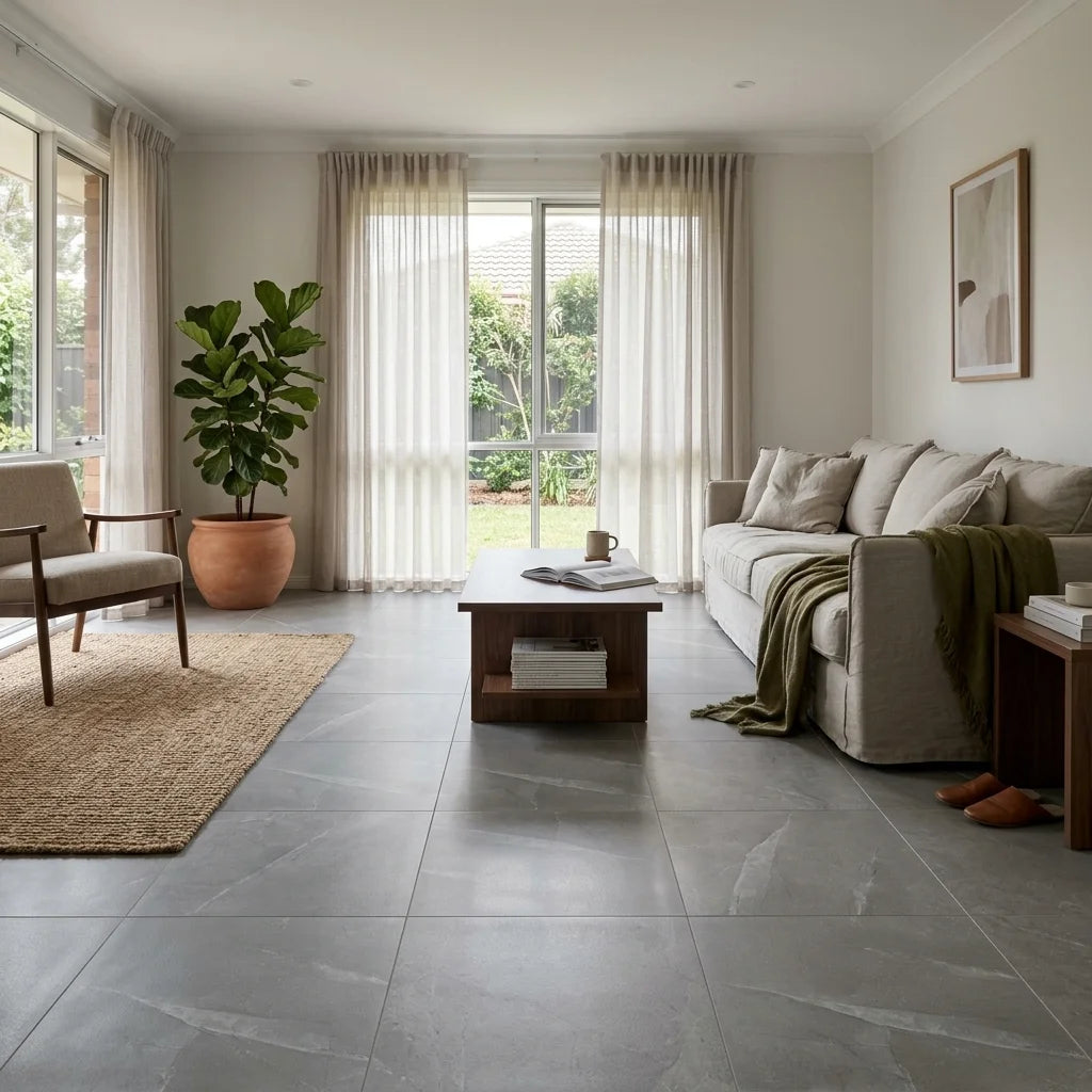 BT163 TIARA GREY 600X600 LAPATTO — living room