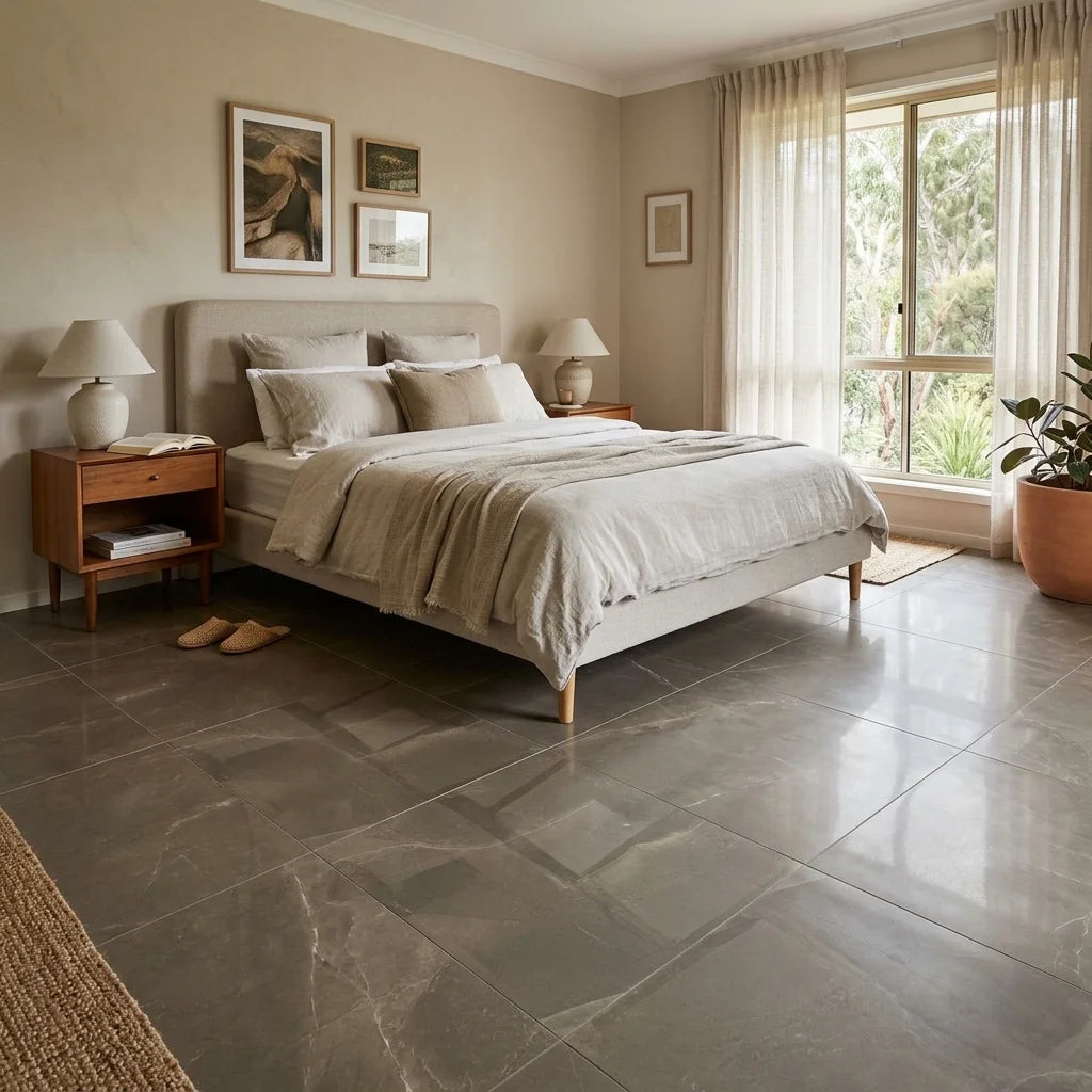 BT166 TIARA BRONZE POLISHED 6x6 — bedroom
