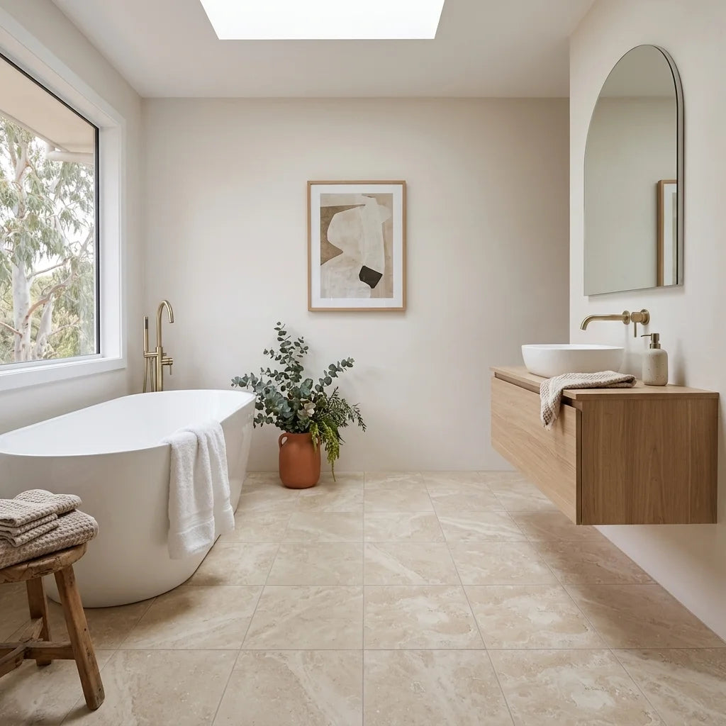 BT197 MAGNUM BEIGE 600X600 MATT — main bathroom