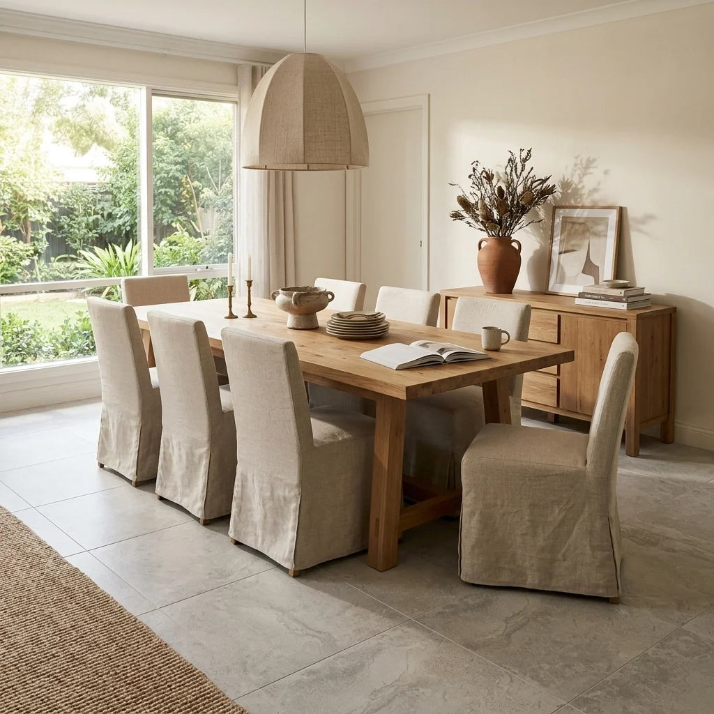 BT198 MAGNUM SILVER 600X600 MATT — dining room