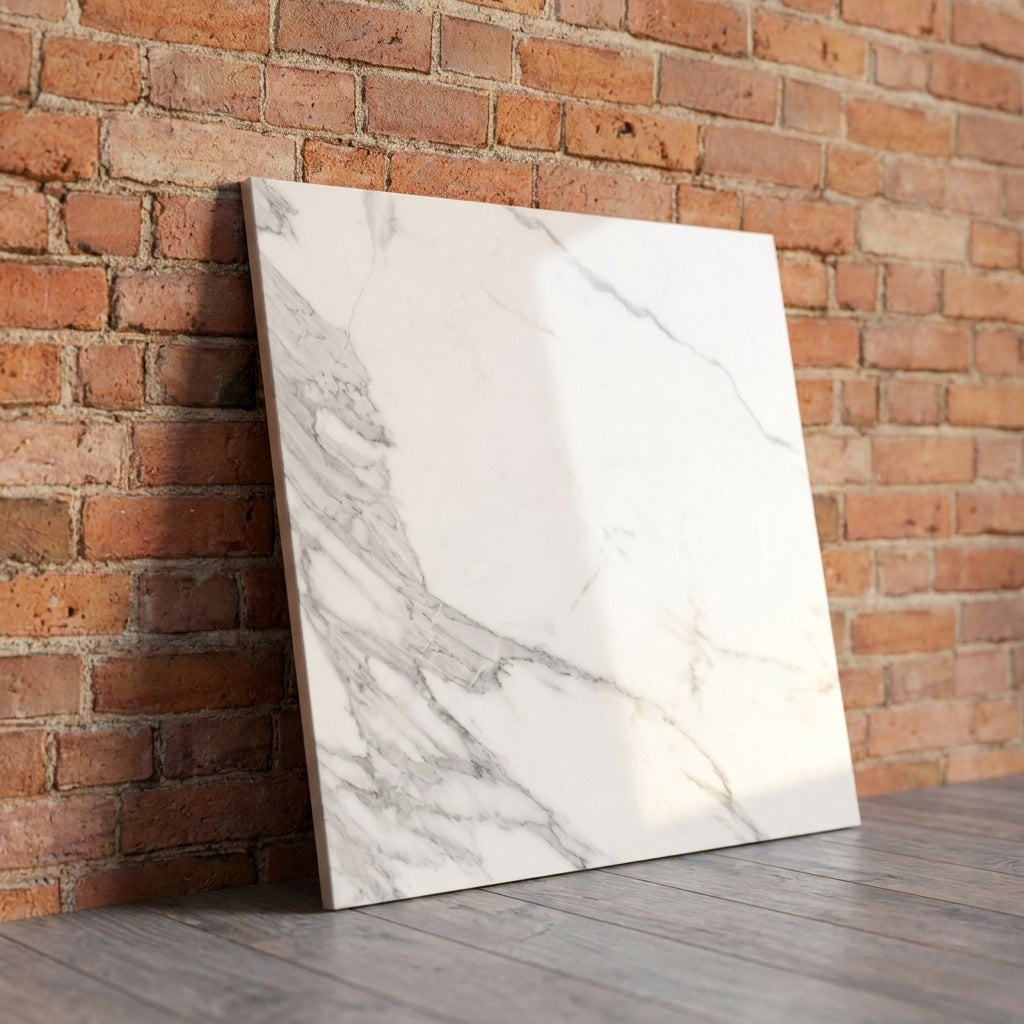 BT325 WHITE STATUARIO 600X600 POLISHED