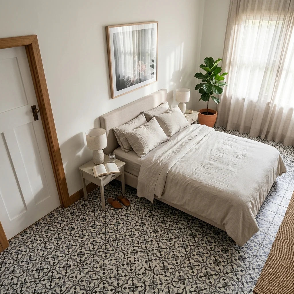 BT3309 RICHMOND BUCKINGHAM 200X200 MATT — bedroom