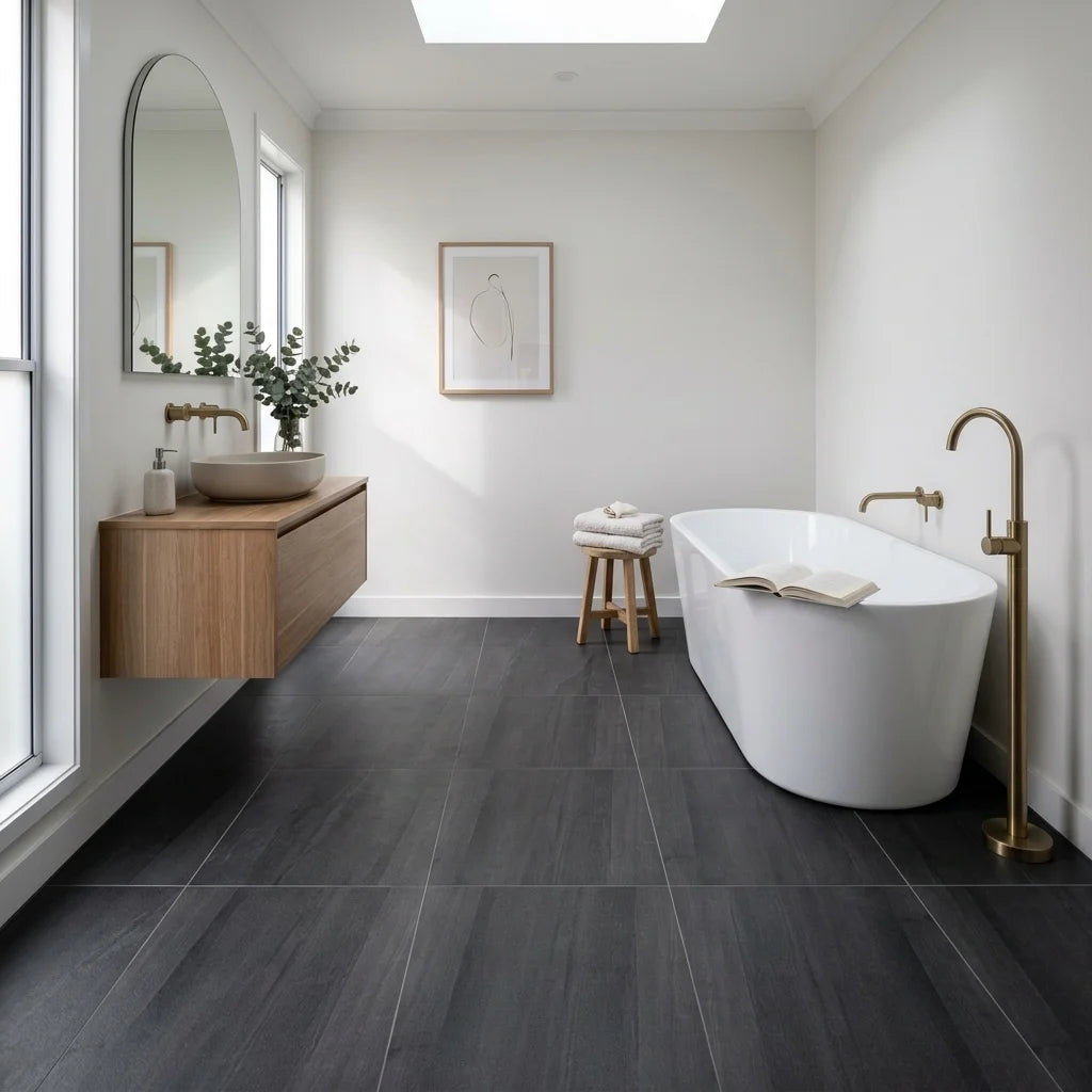 BT3361 MINERAL ANTRACITA 600X600 LAPPATO — main bathroom