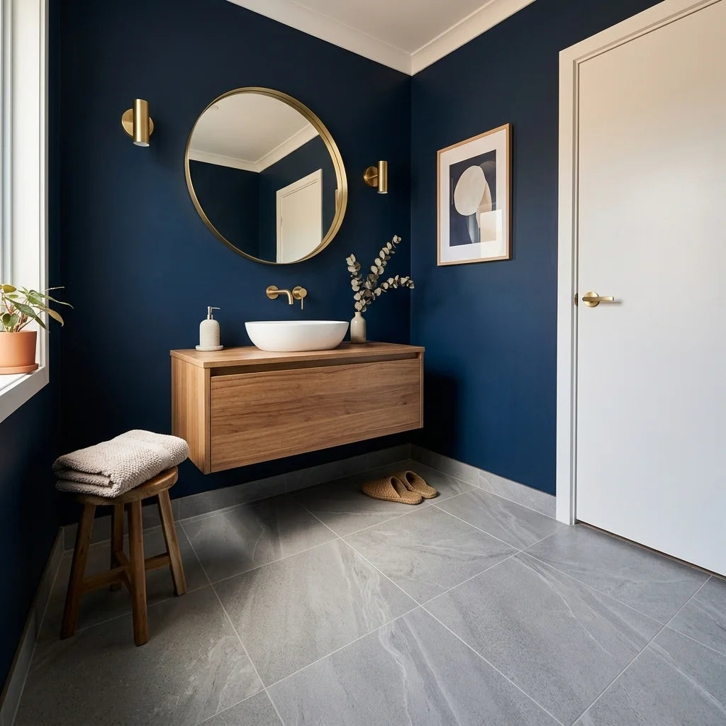 BT3363 MINERAL GREY 600X600 LAPPATO — powder room