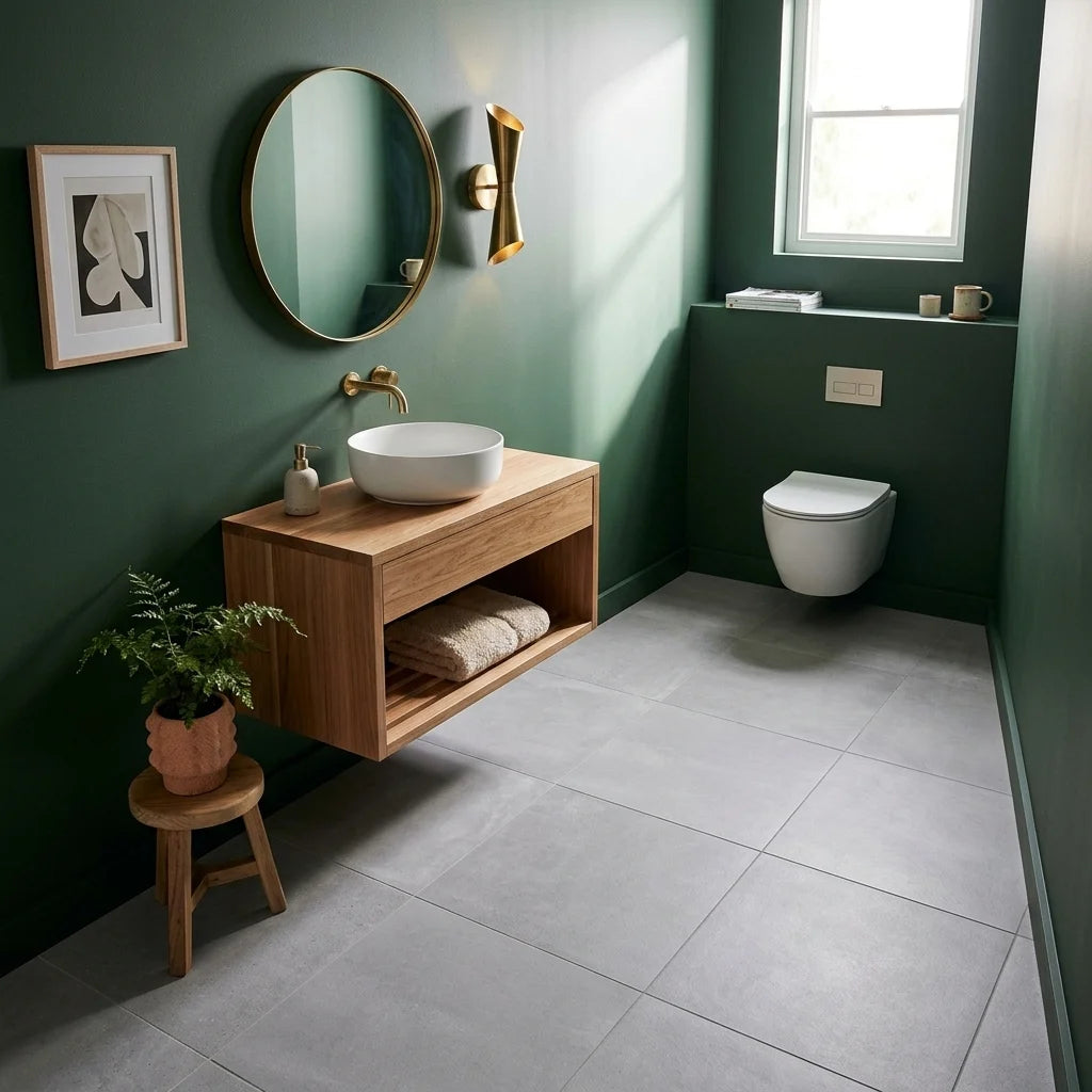 BT3370 ARTICO LIGHT GREY 600X600 LAPPATO — powder room