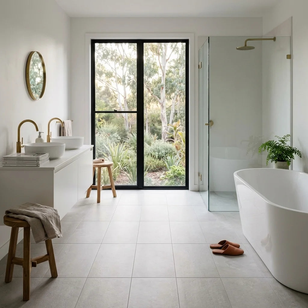 BT3376 ARTICO WHITE 600X300 MATT — ensuite bathroom