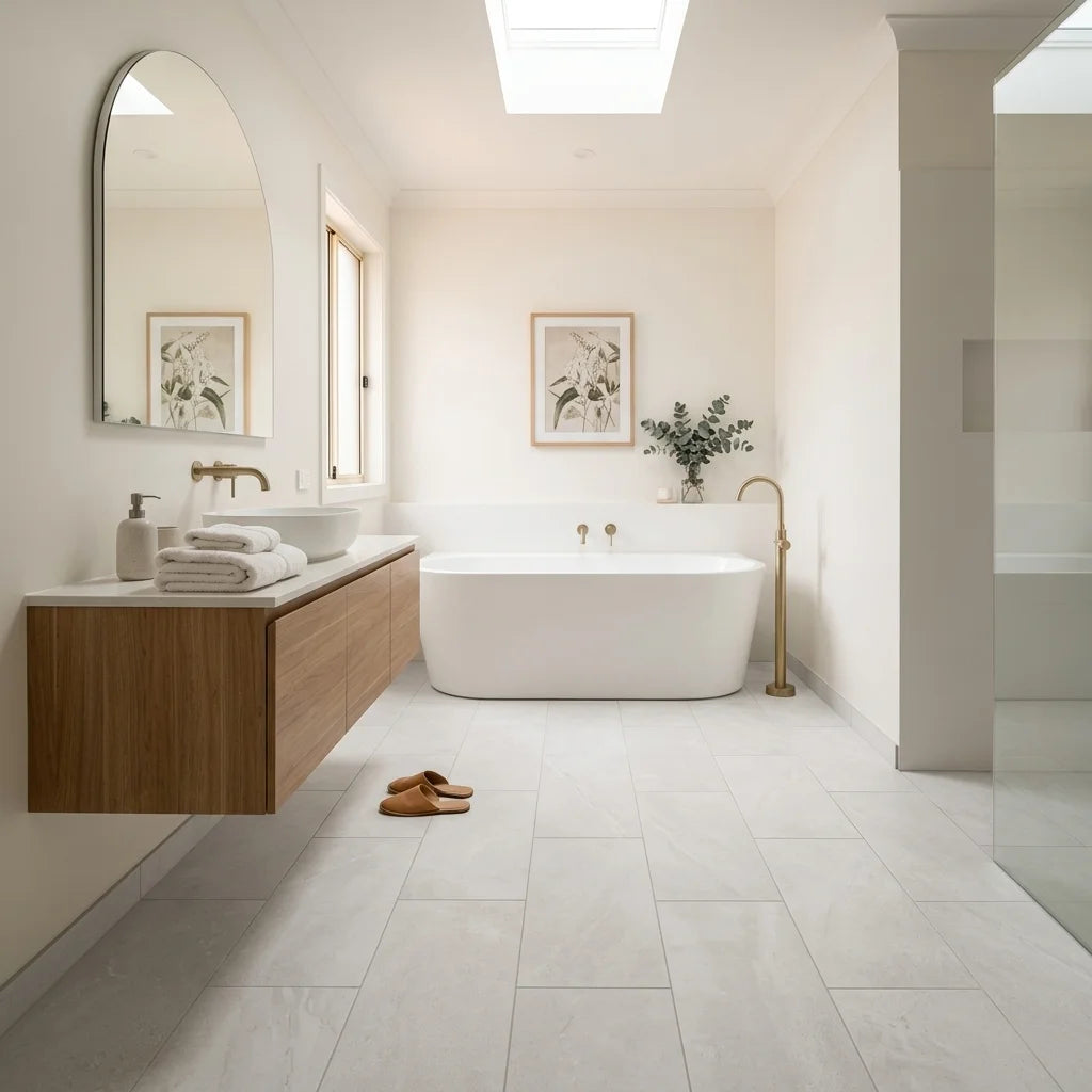 BT3376 ARTICO WHITE 600X300 MATT — main bathroom