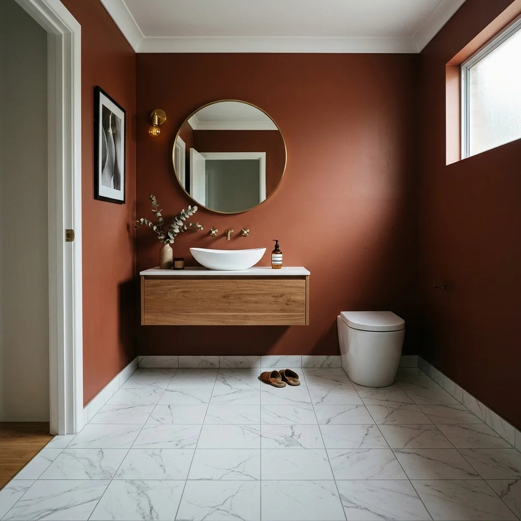 BT3396 VENETO CARRARA 600X600 MATT — powder room