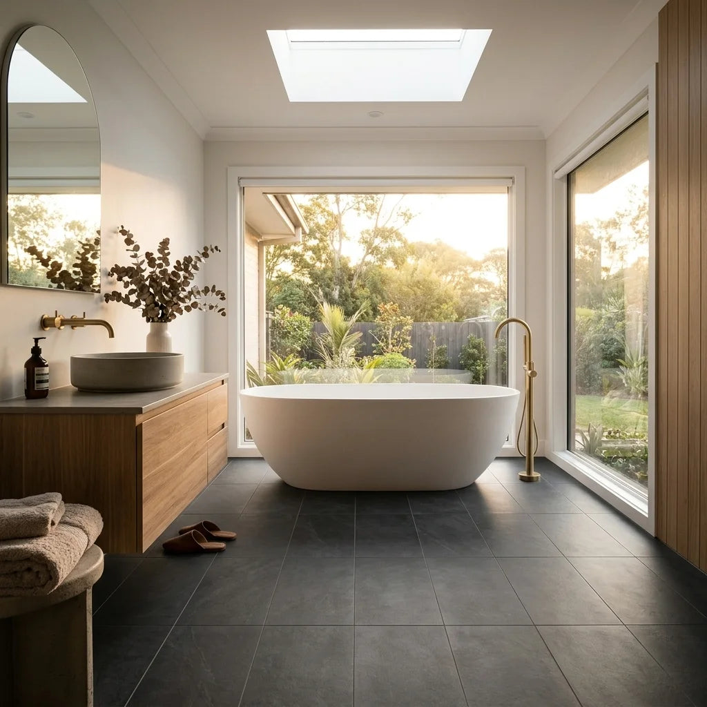 BT3417 KENSEY CHARCOAL 600X600 MATT — main bathroom