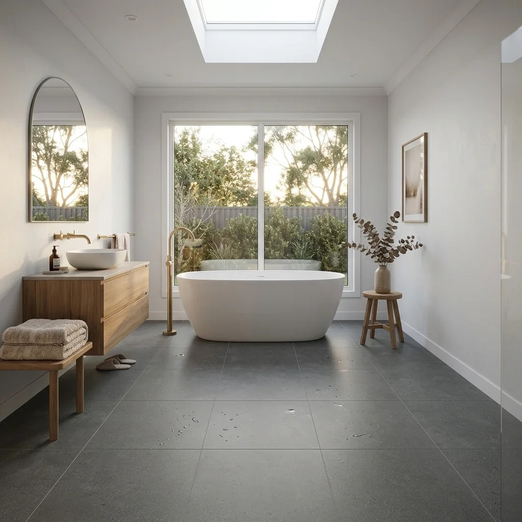 BT3420 UNIVERSAL CHARCOAL 600X600 MATT — main bathroom