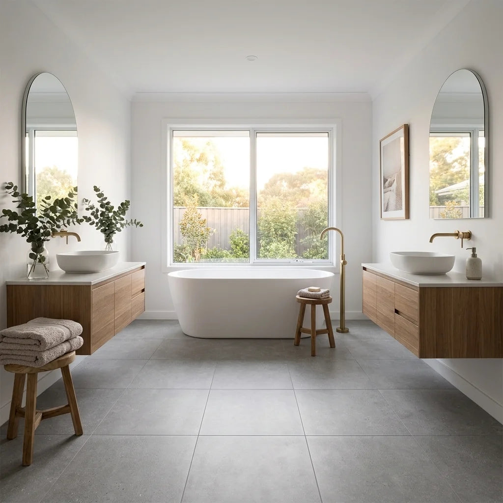 BT3421 UNIVERSAL GREY 600X600 MATT — main bathroom