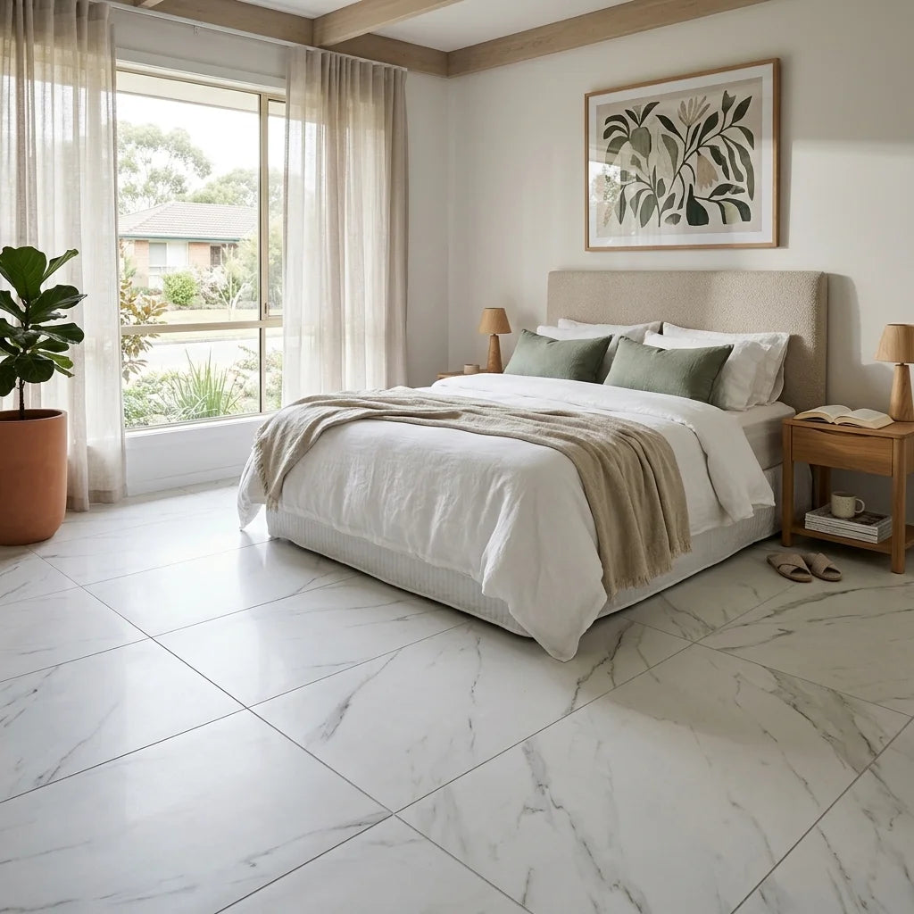 BT4013 GIRGIO PERLA MARBLE 1200X600 POLISHED — bedroom