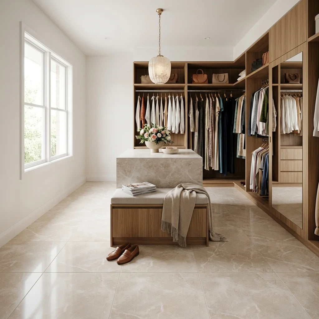 BT4020 DIOR MARFIL 600X600 POLISHED — walk-in robe