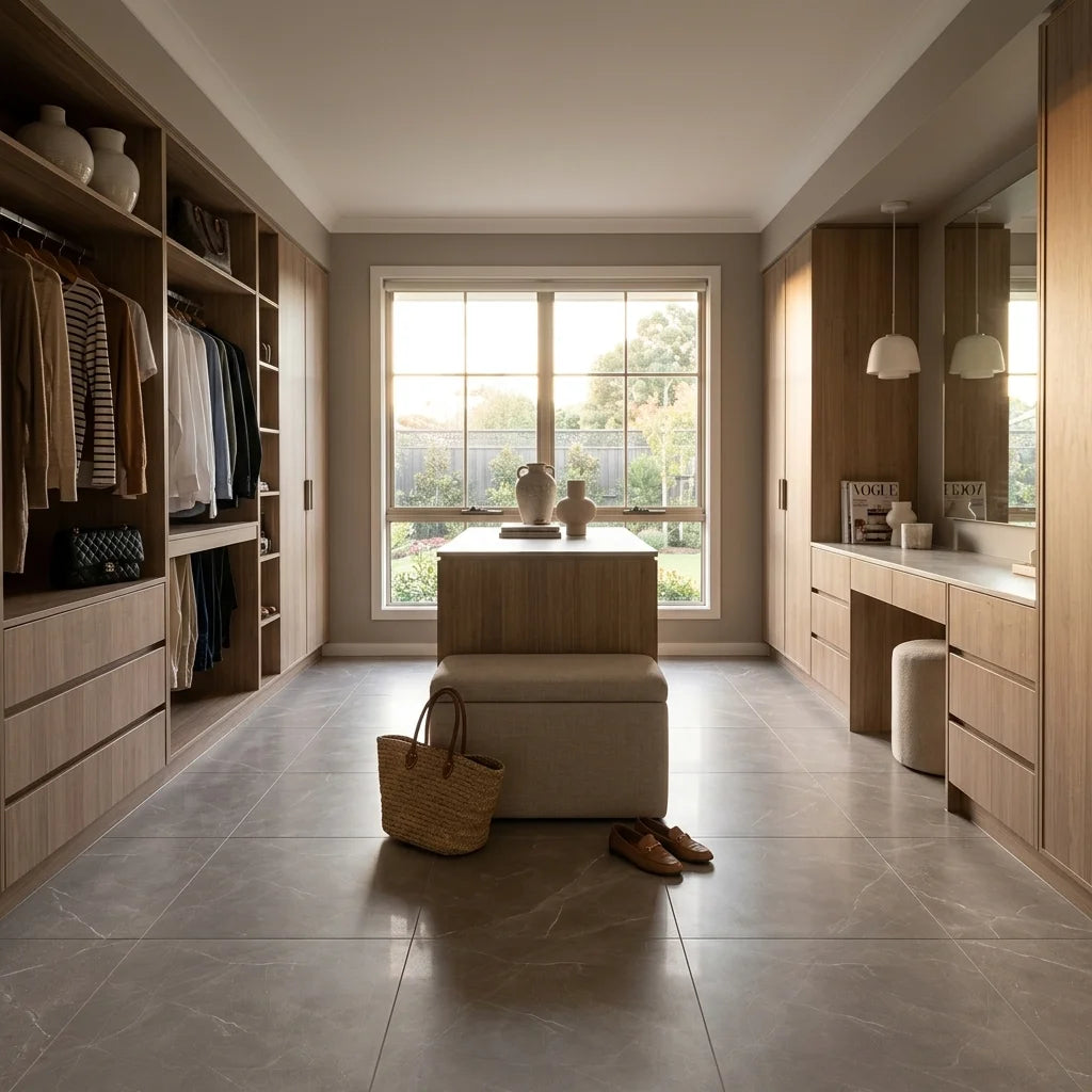 BT4021 DIOR PETRA 600X600 POLISHED — walk-in robe