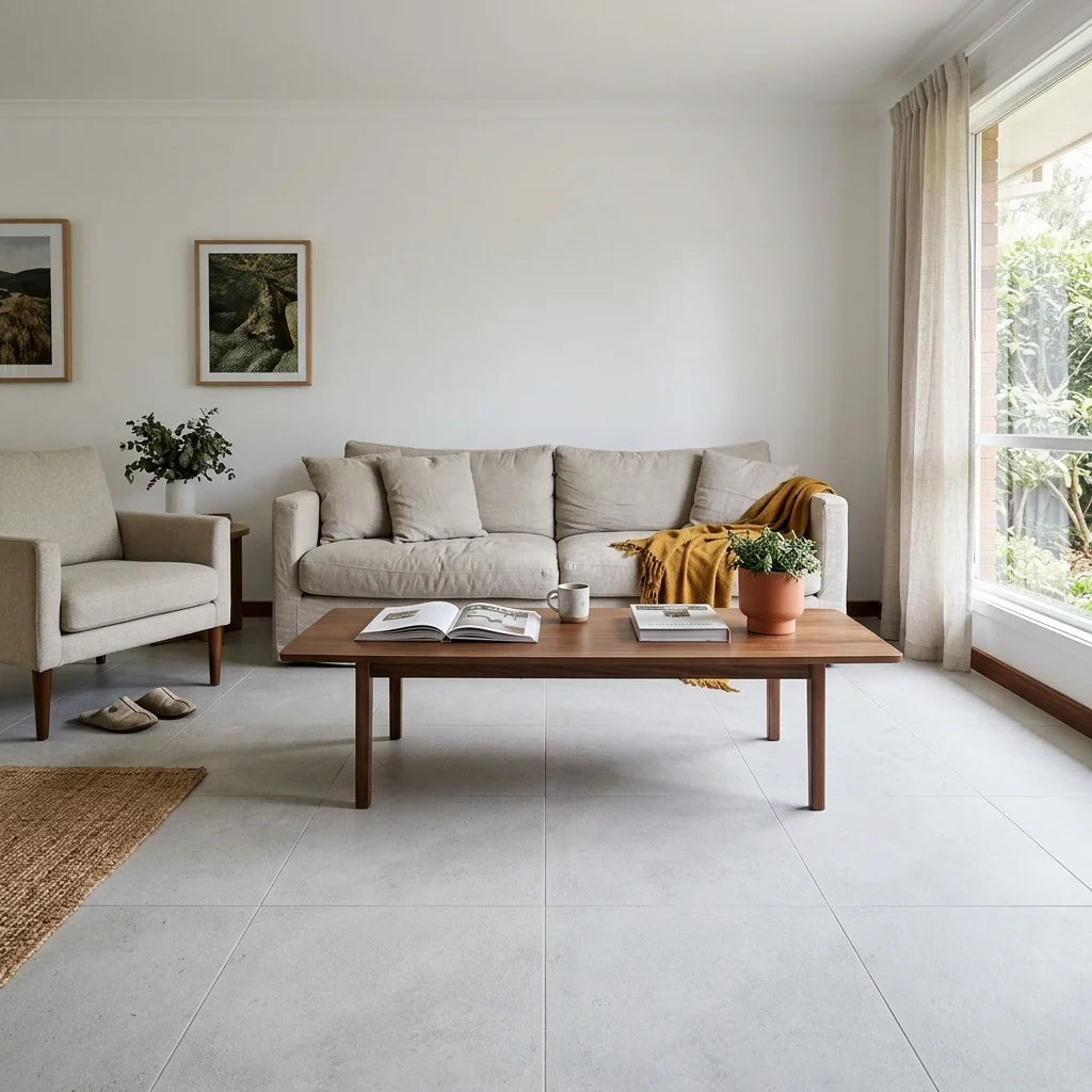 BT4027 EMPORIUM LIGHT GREY 600X600 MATT — living room